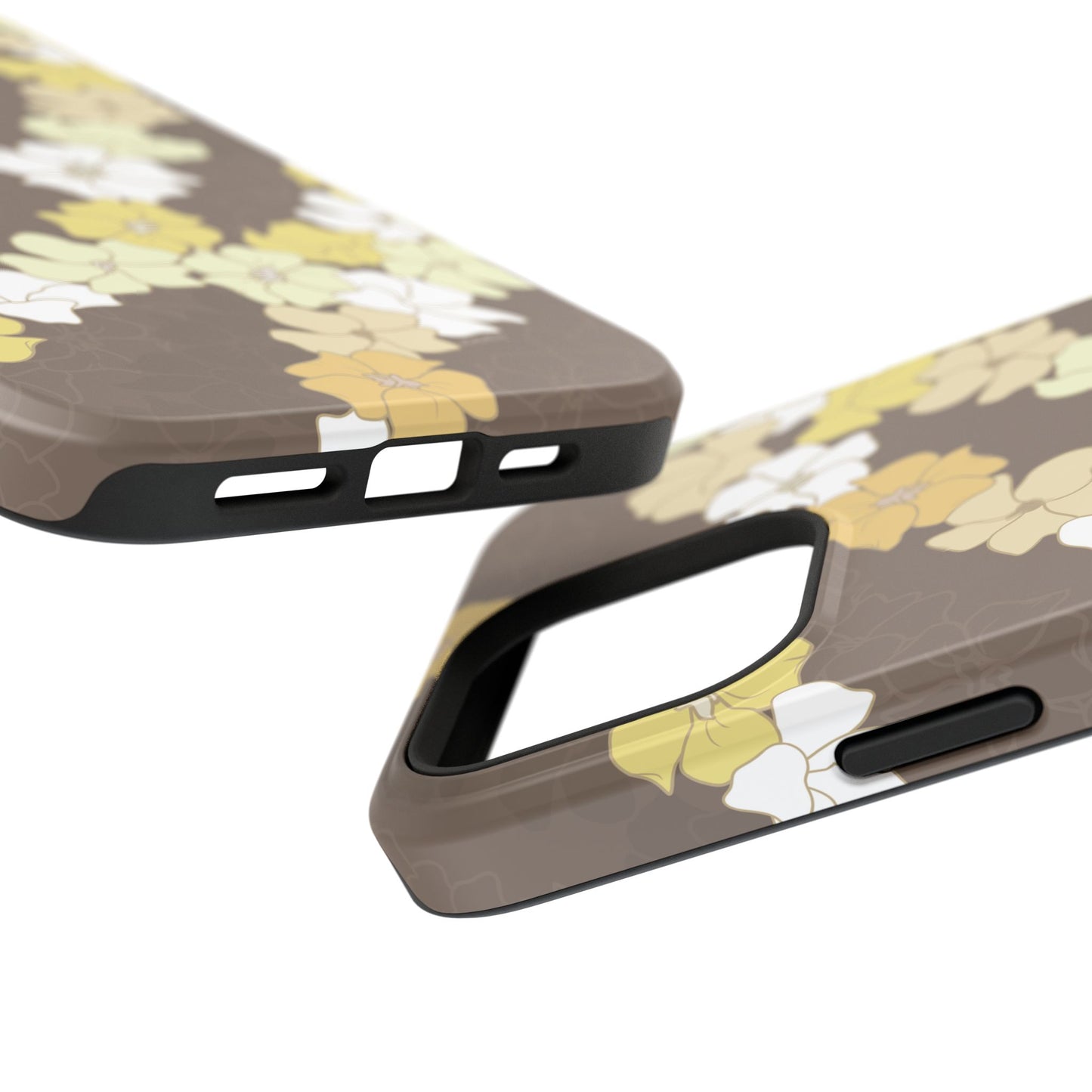 Puakenikeni En Face Flower Leis (Brown)