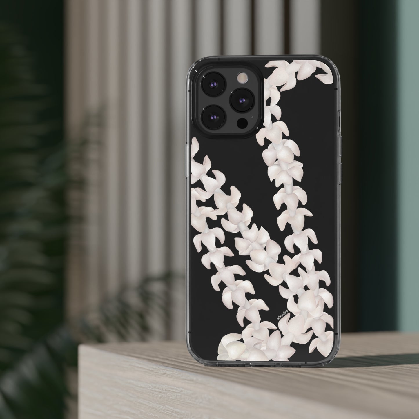 Puakenikeni Lei (Blush Pink) CLEAR Case