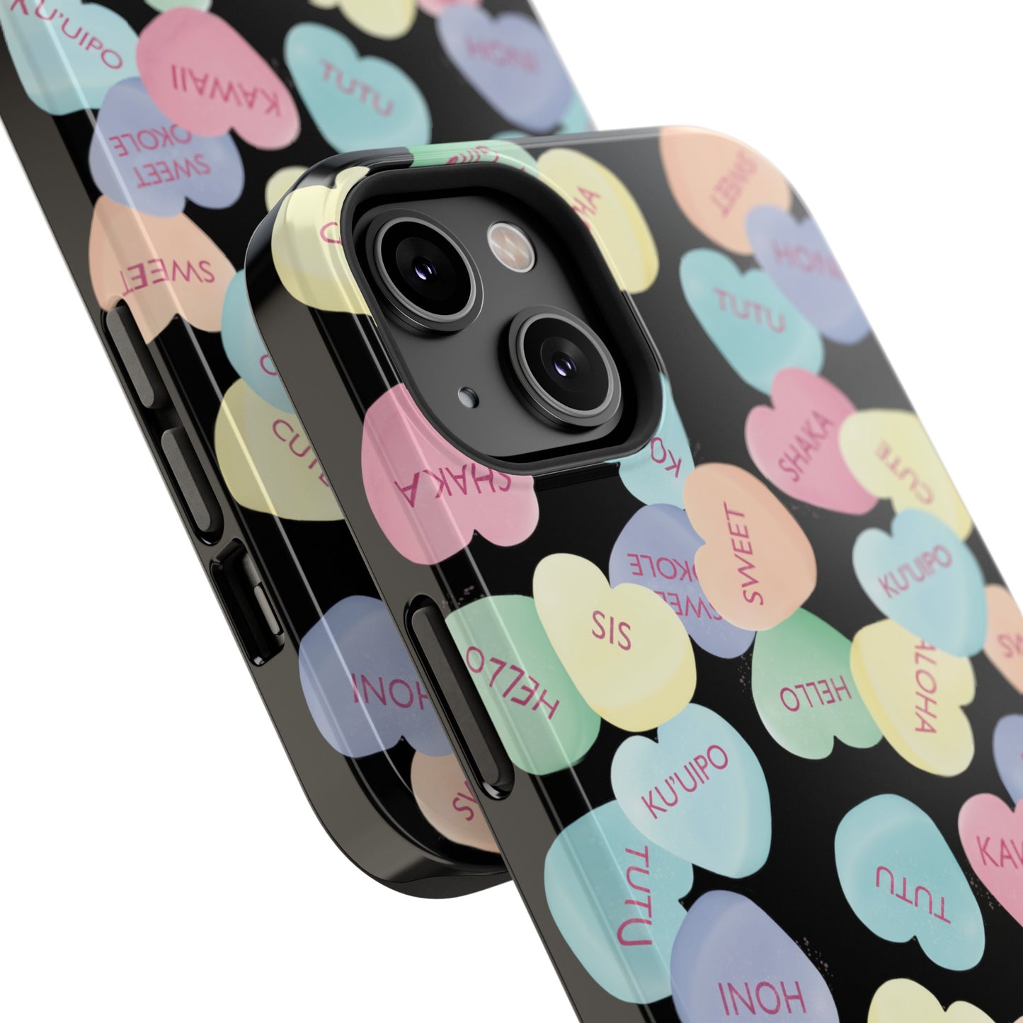 Candy Conversation Hearts Hawaii Style (Black)