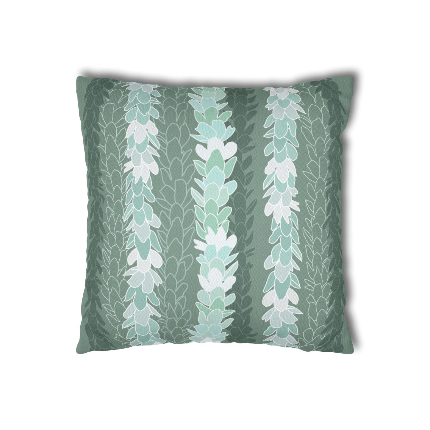 Canvas Throw Pillow Case- Pakalana Stringing Green