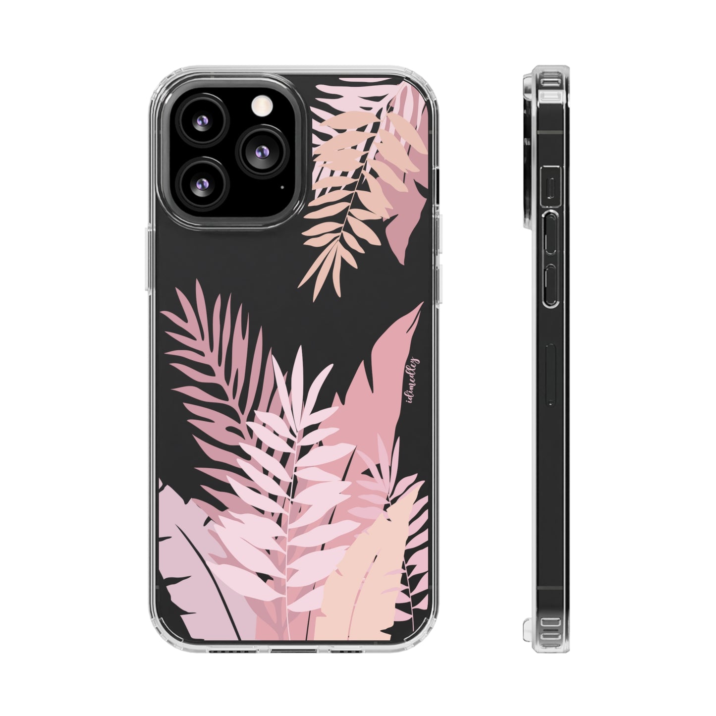 Whispering Leaves (Pink) CLEAR Case