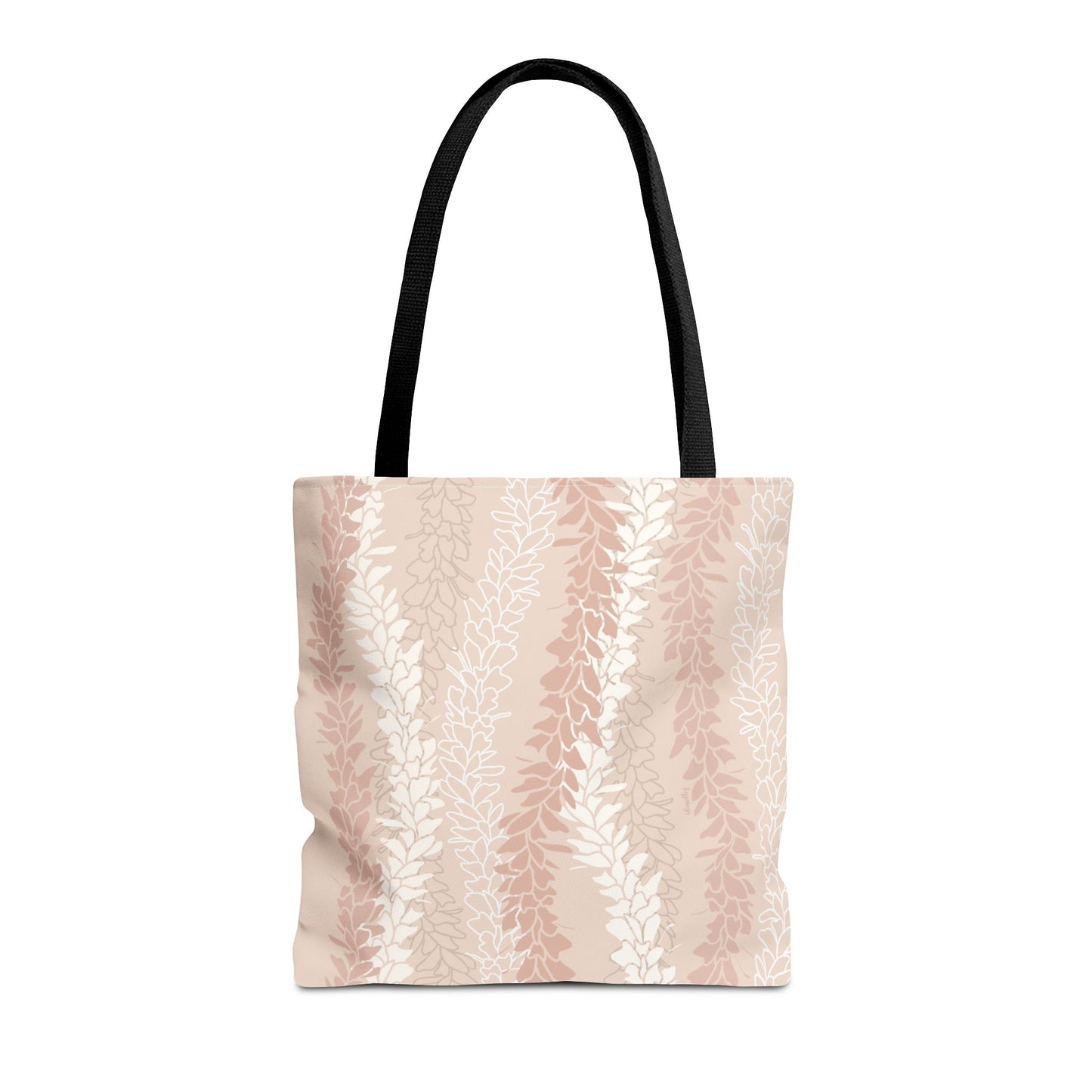 Tote bag- White Ginger Kisses (Peach)