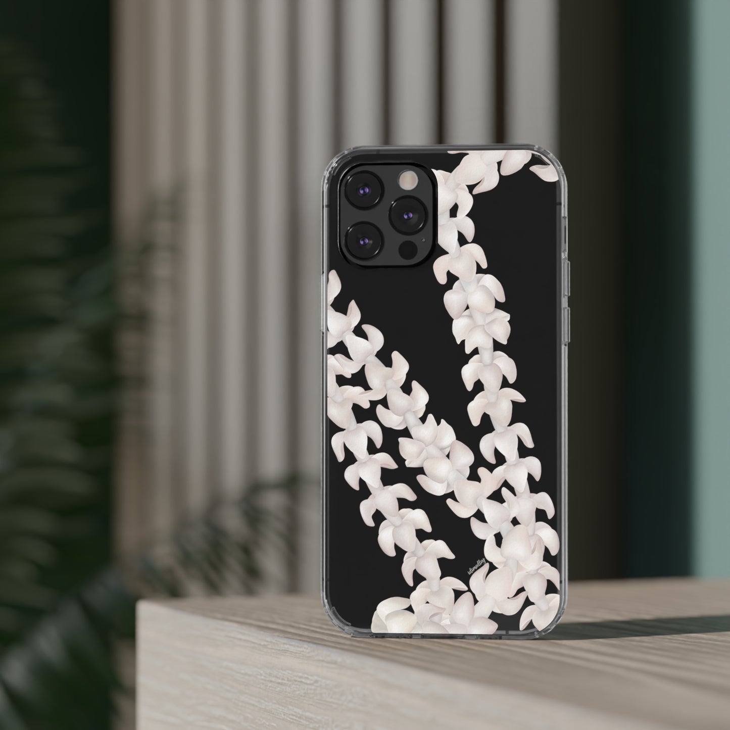Puakenikeni Lei (Blush Pink) CLEAR Case