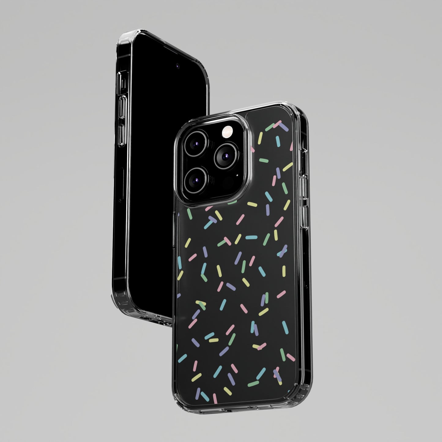 Rainbow Sprinkles CLEAR Case