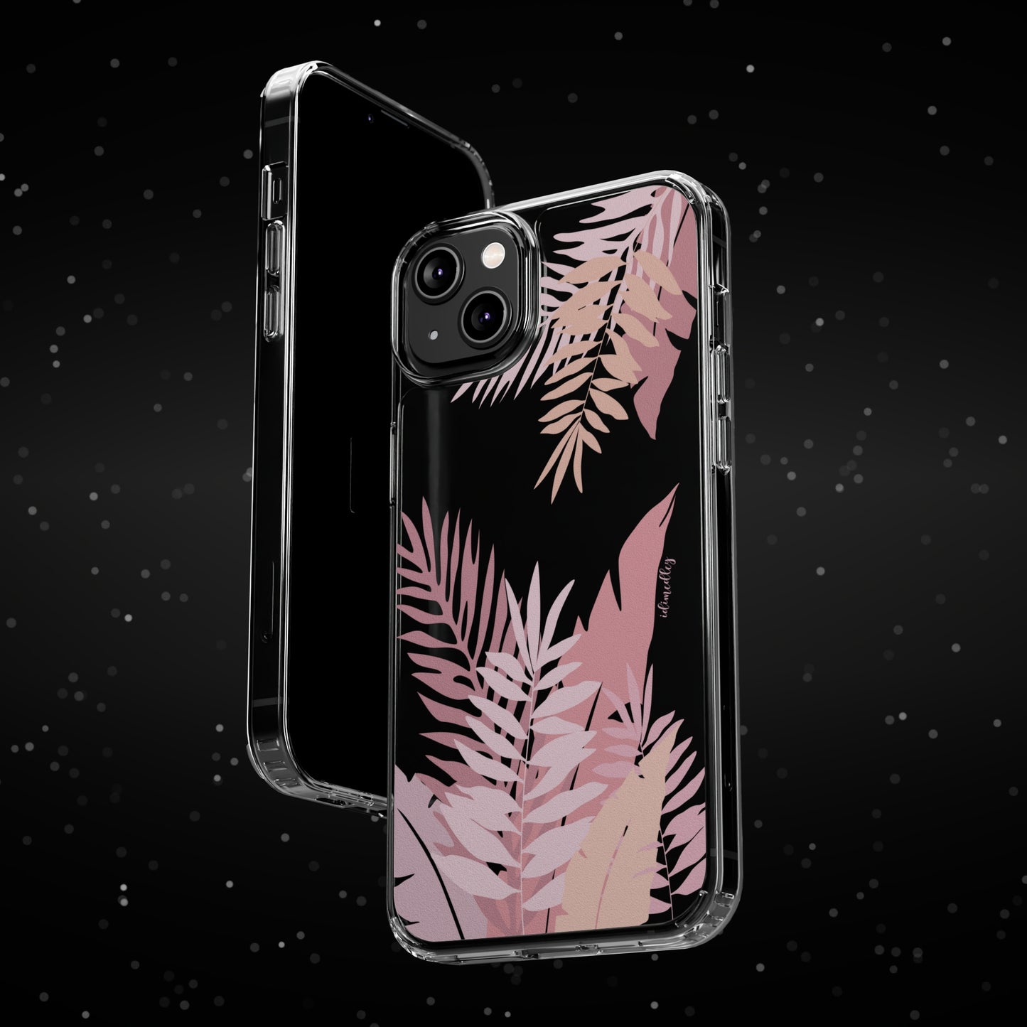 Whispering Leaves (Pink) CLEAR Case