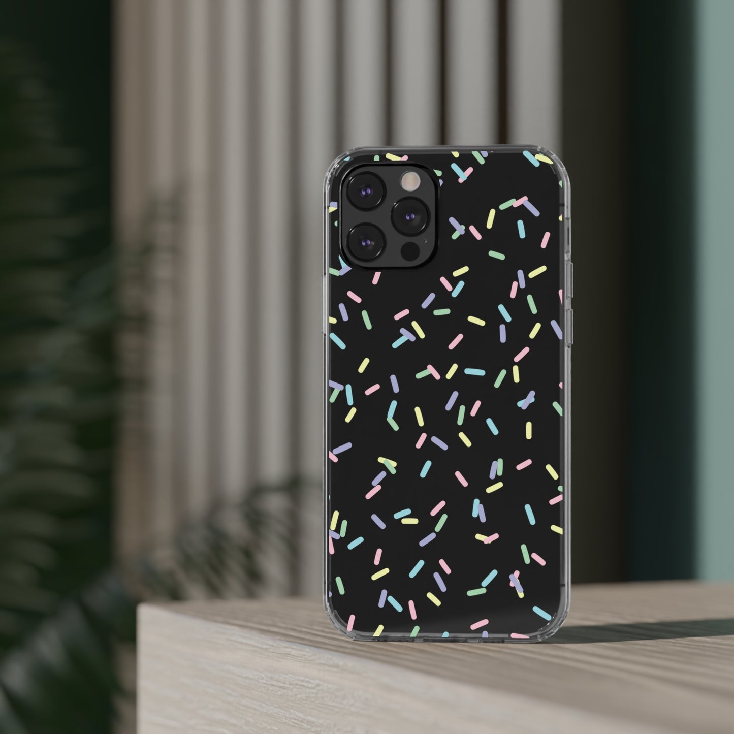 Rainbow Sprinkles CLEAR Case