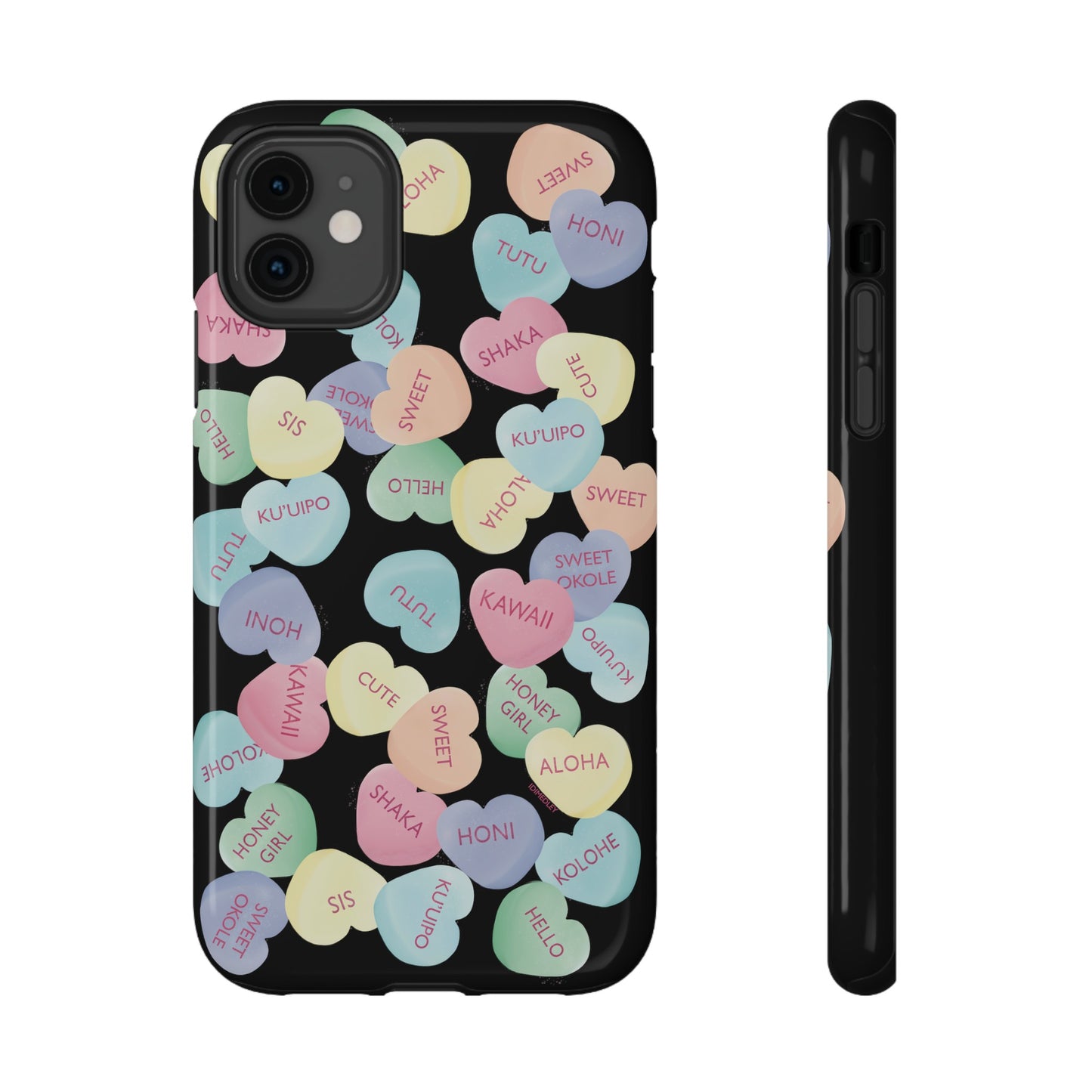 Candy Conversation Hearts Hawaii Style (Black)