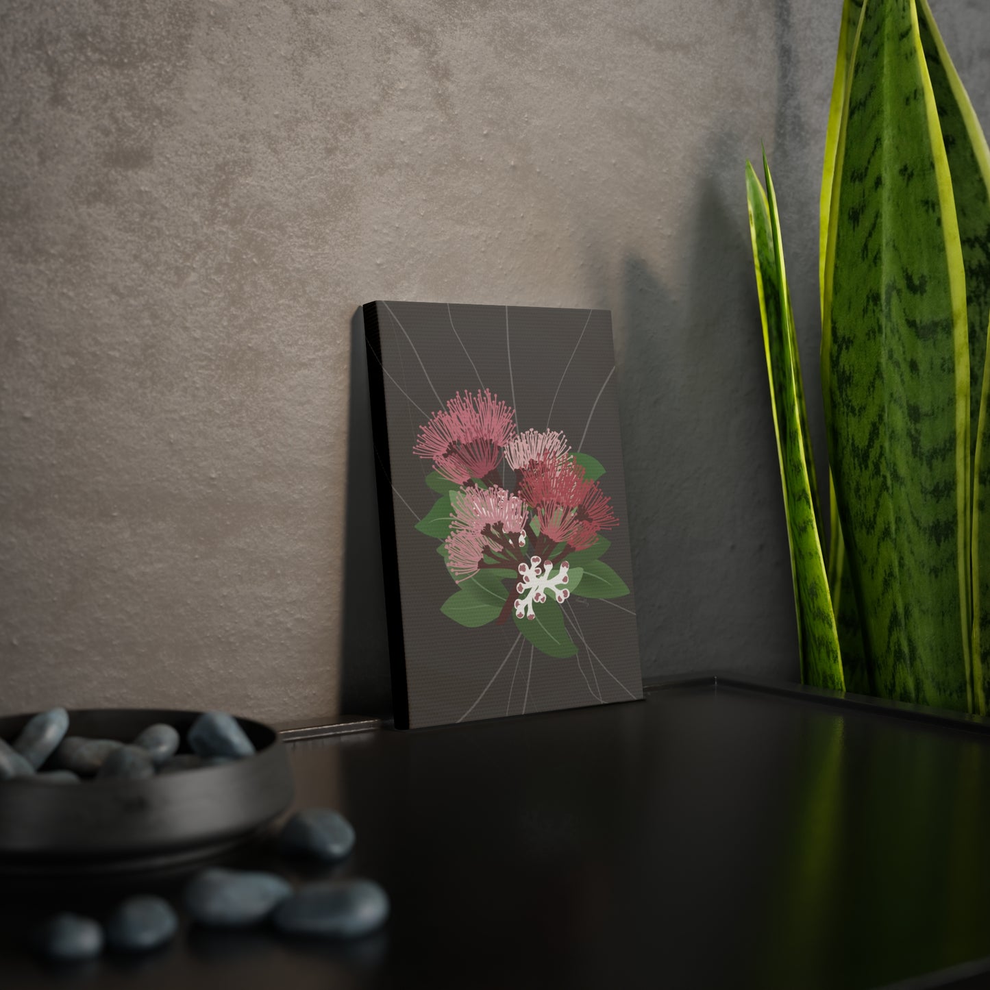 Canvas Photo Tile- Ohia Lehua