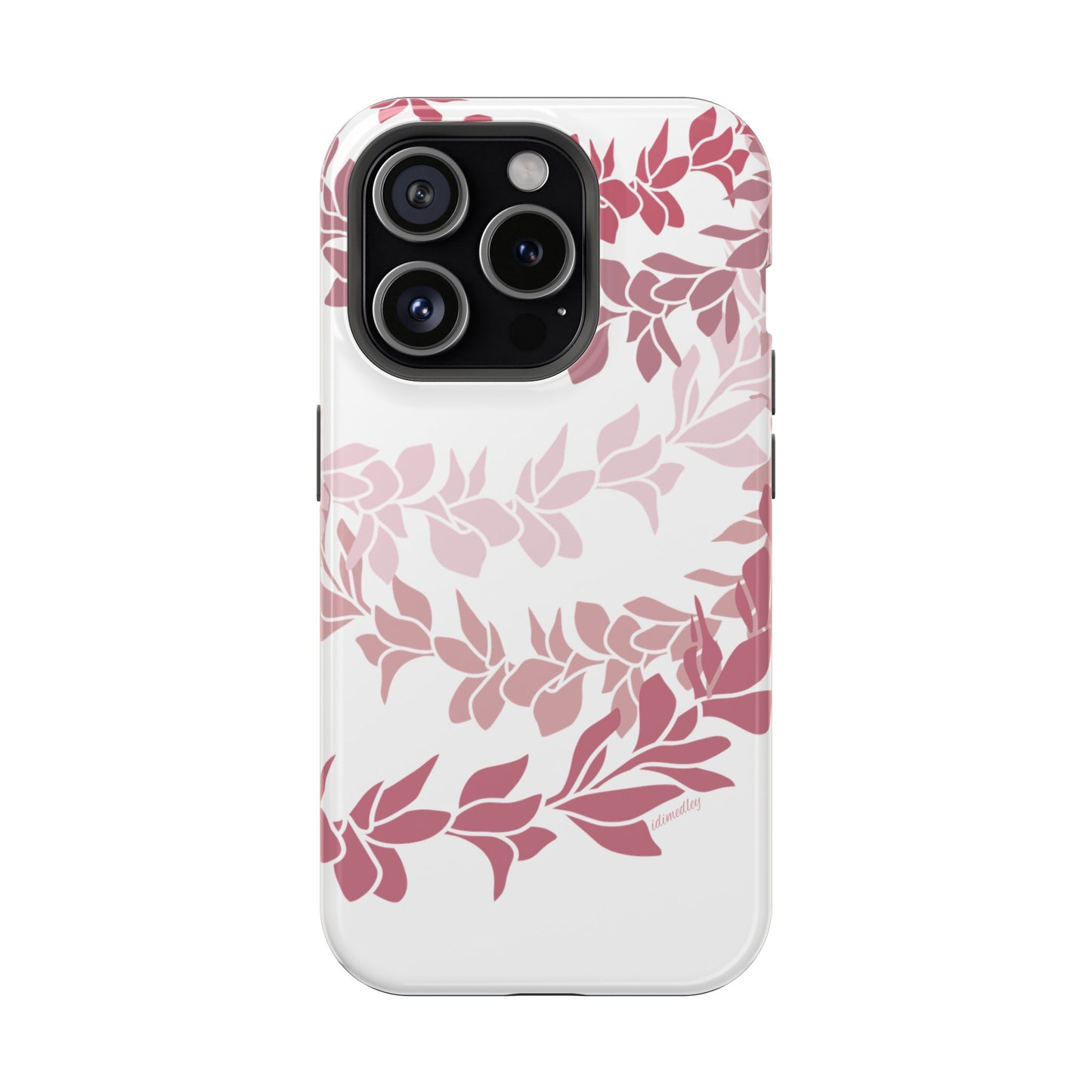 Plumeria Leis in Color Me Pinks (White)