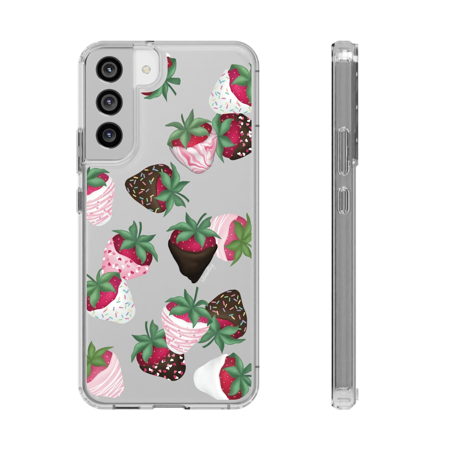Chocolate Dipped Strawberries CLEAR Case