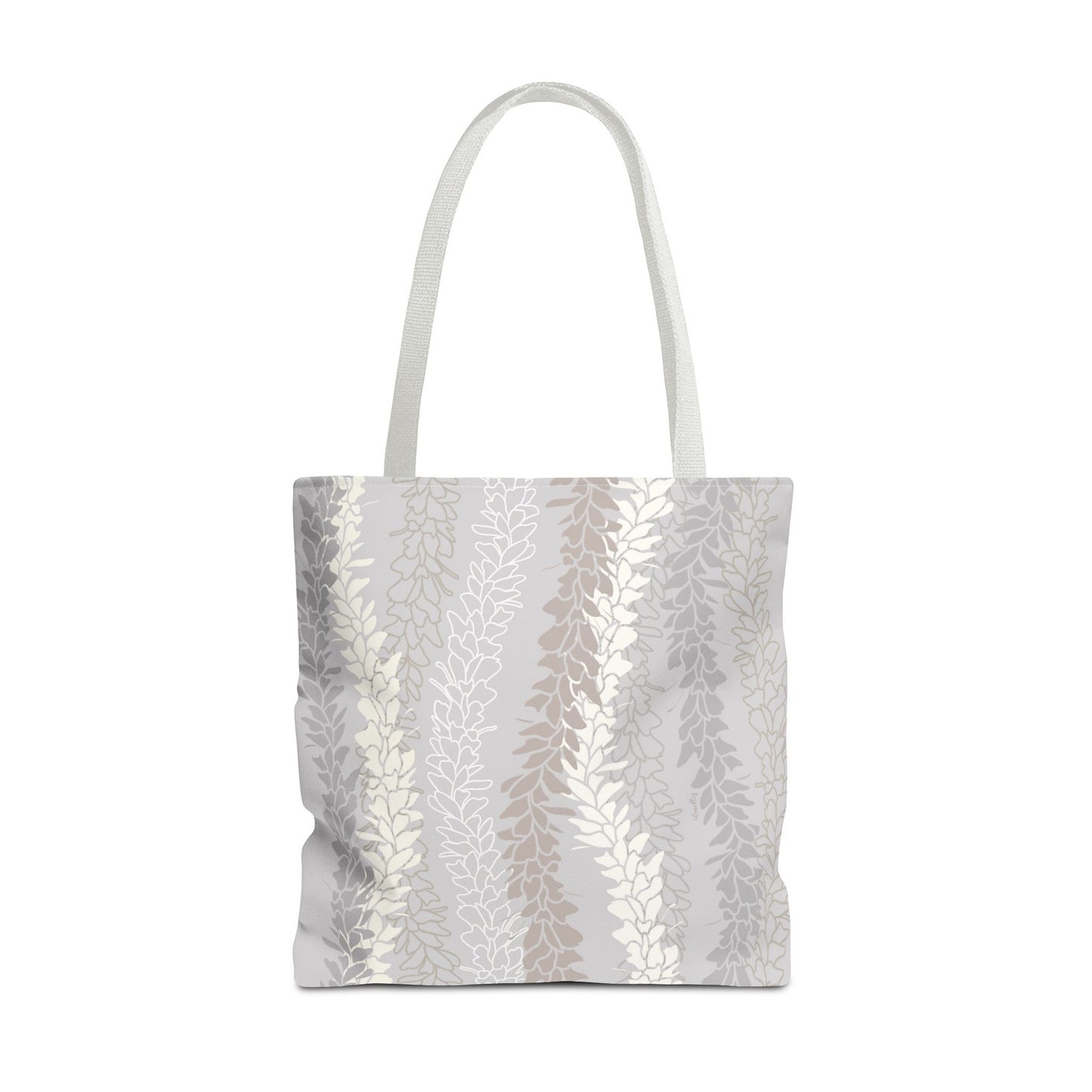 Tote bag- White Ginger Kisses (Gray)