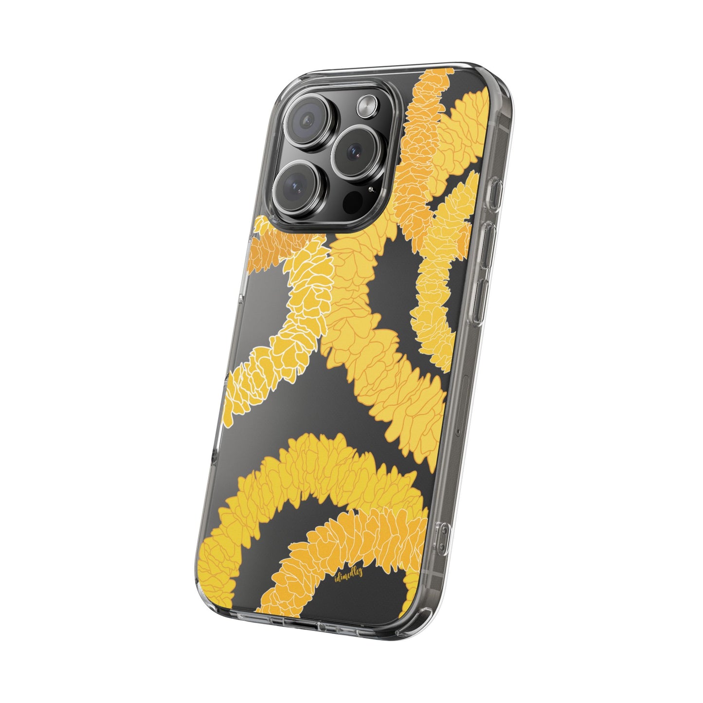 Ilima Flower Lei CLEAR Case