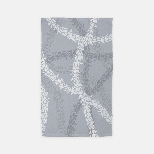 Microfiber Terry Dish Towel- Pikake Wishes (Gray)