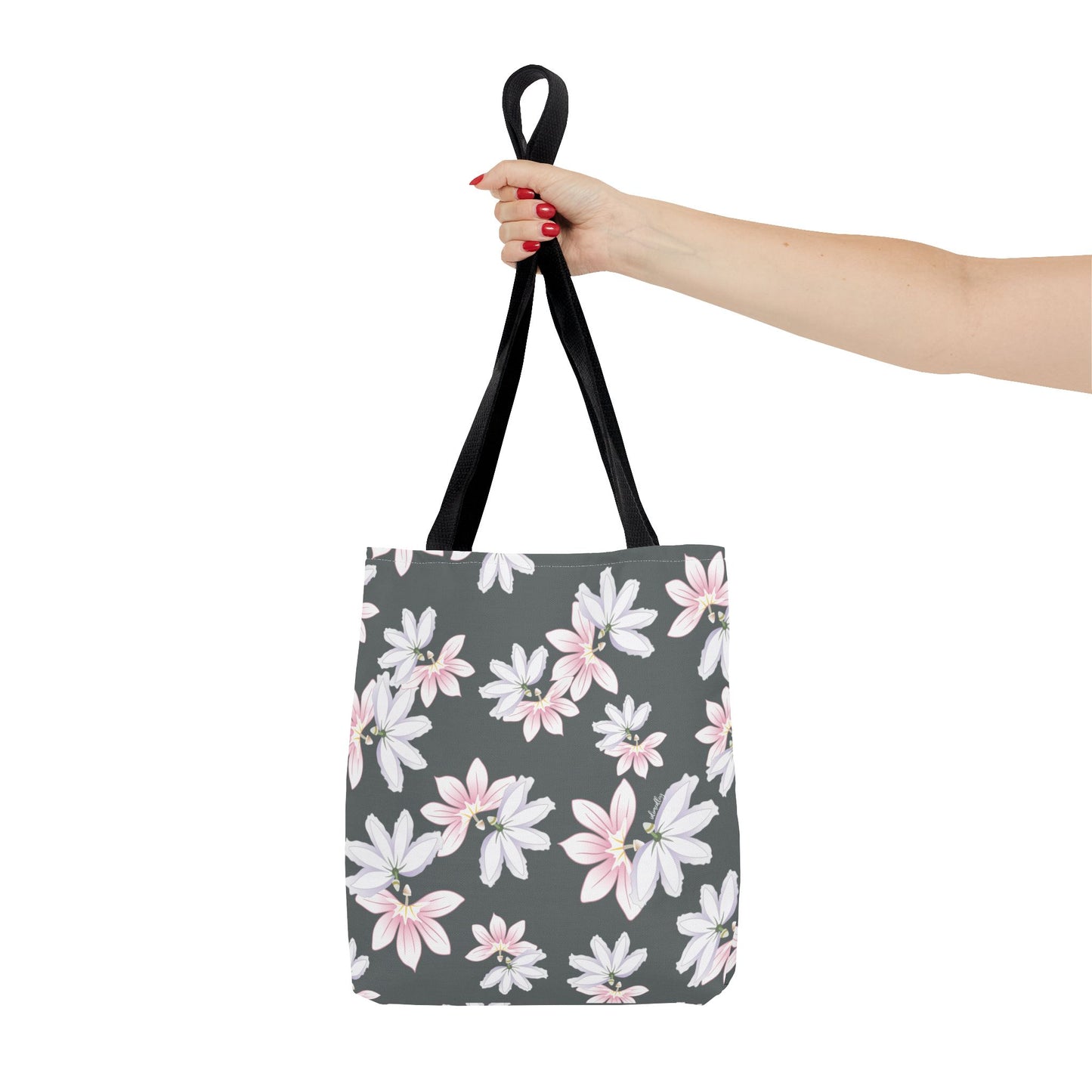 Tote bag- Naupaka Love Story (Dark Gray)