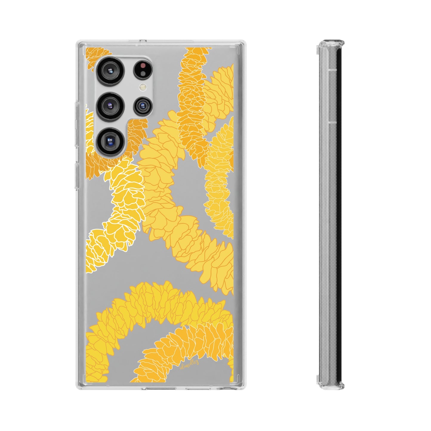 Ilima Flower Lei CLEAR Case