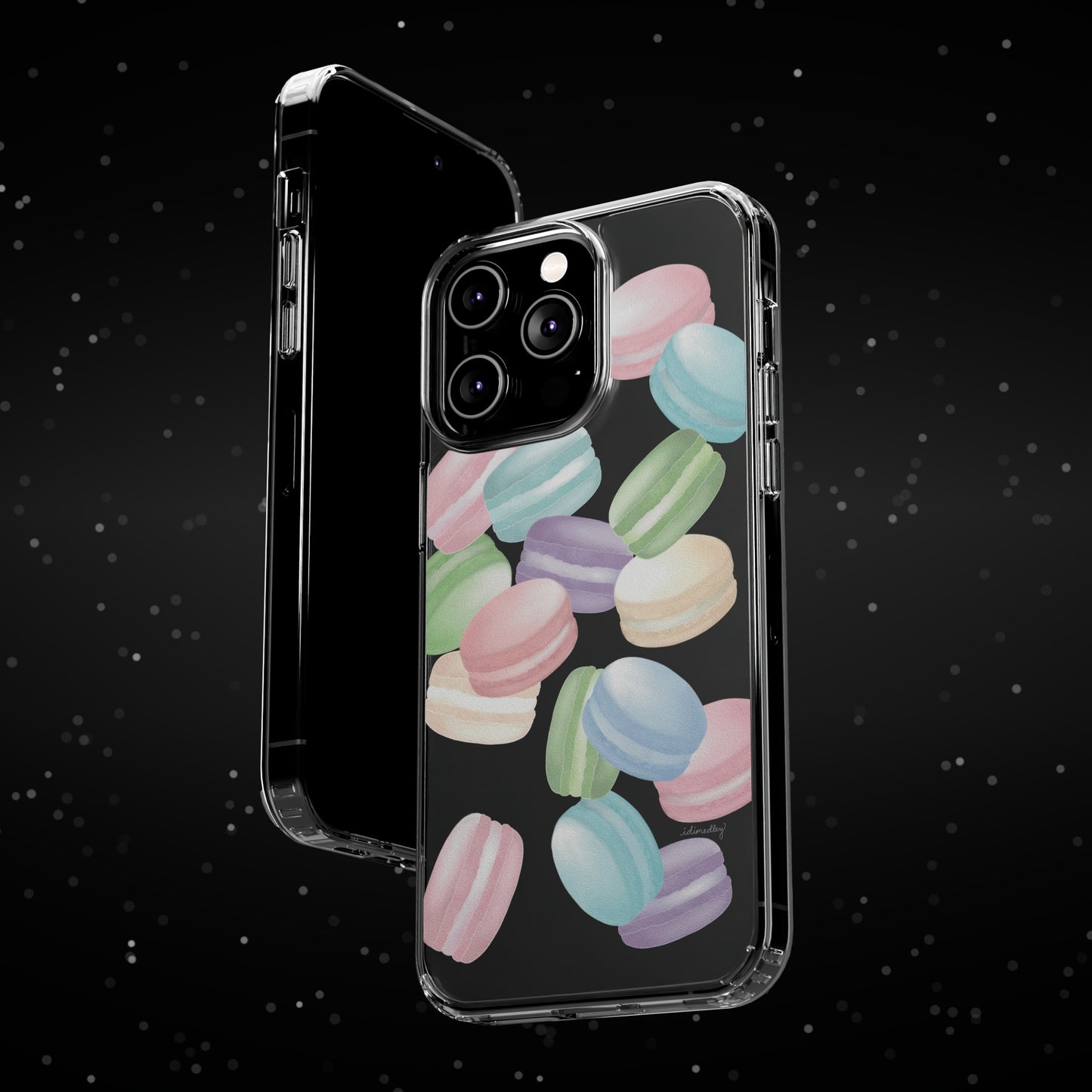 Macaron Rainbows CLEAR Case