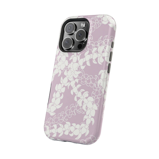 Puakenikeni Curvilinear Lei (Pinky Periwinkle), MAGSAFE