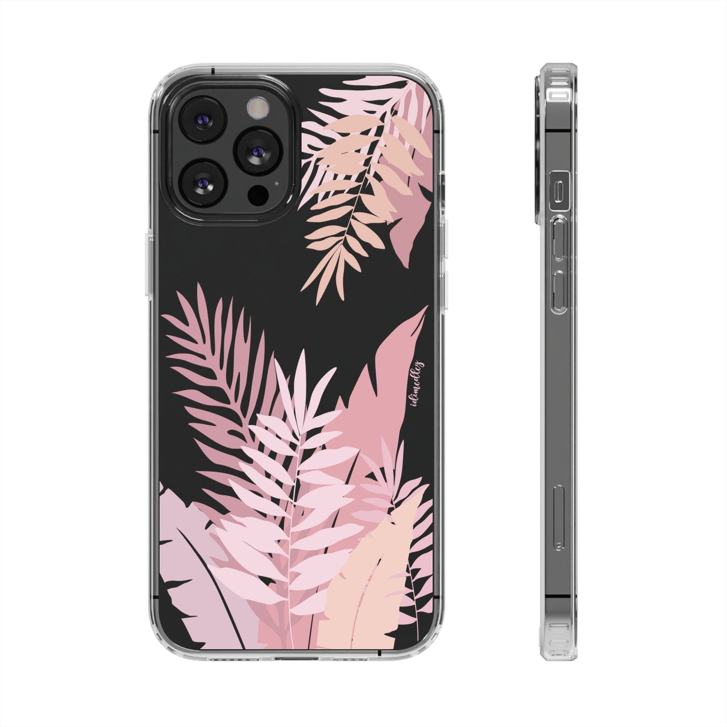Whispering Leaves (Pink) CLEAR Case