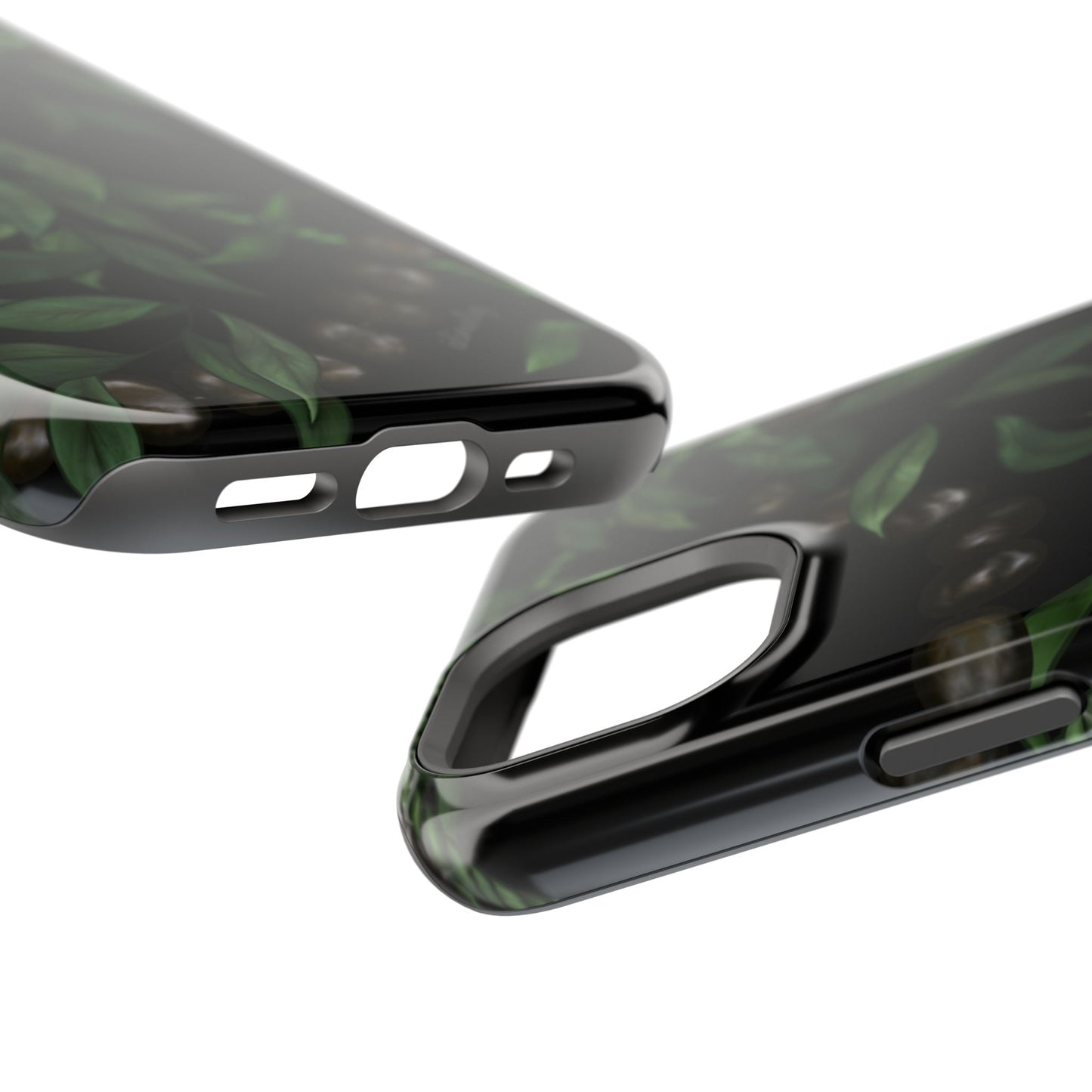Kukui Nut, Maile, Ti Leaf Lei (Black), MAGSAFE