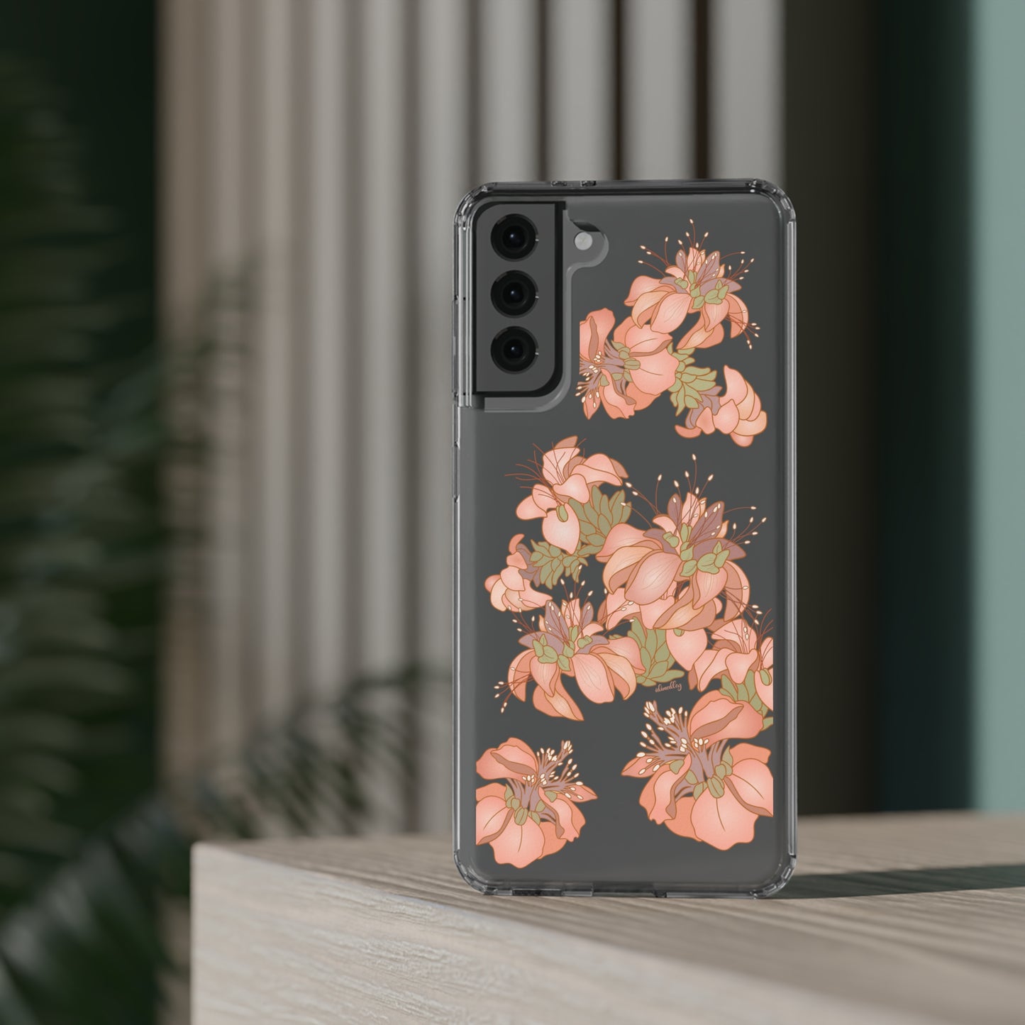 Wili Wili Flowers CLEAR Case