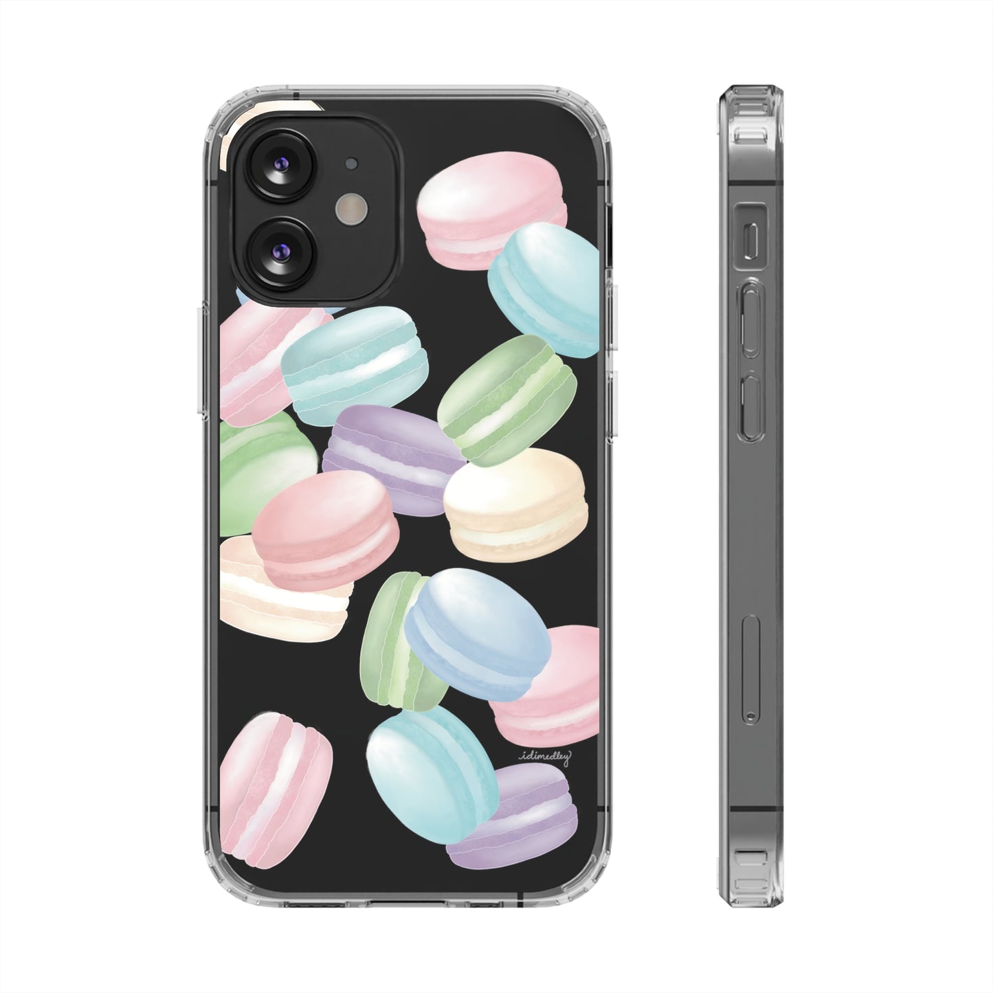 Macaron Rainbows CLEAR Case