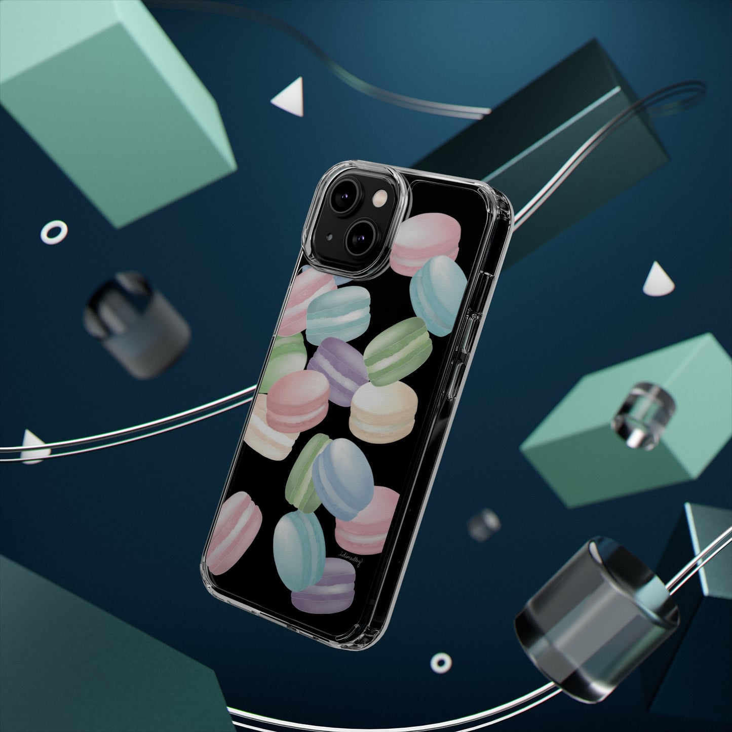 Macaron Rainbows CLEAR Case