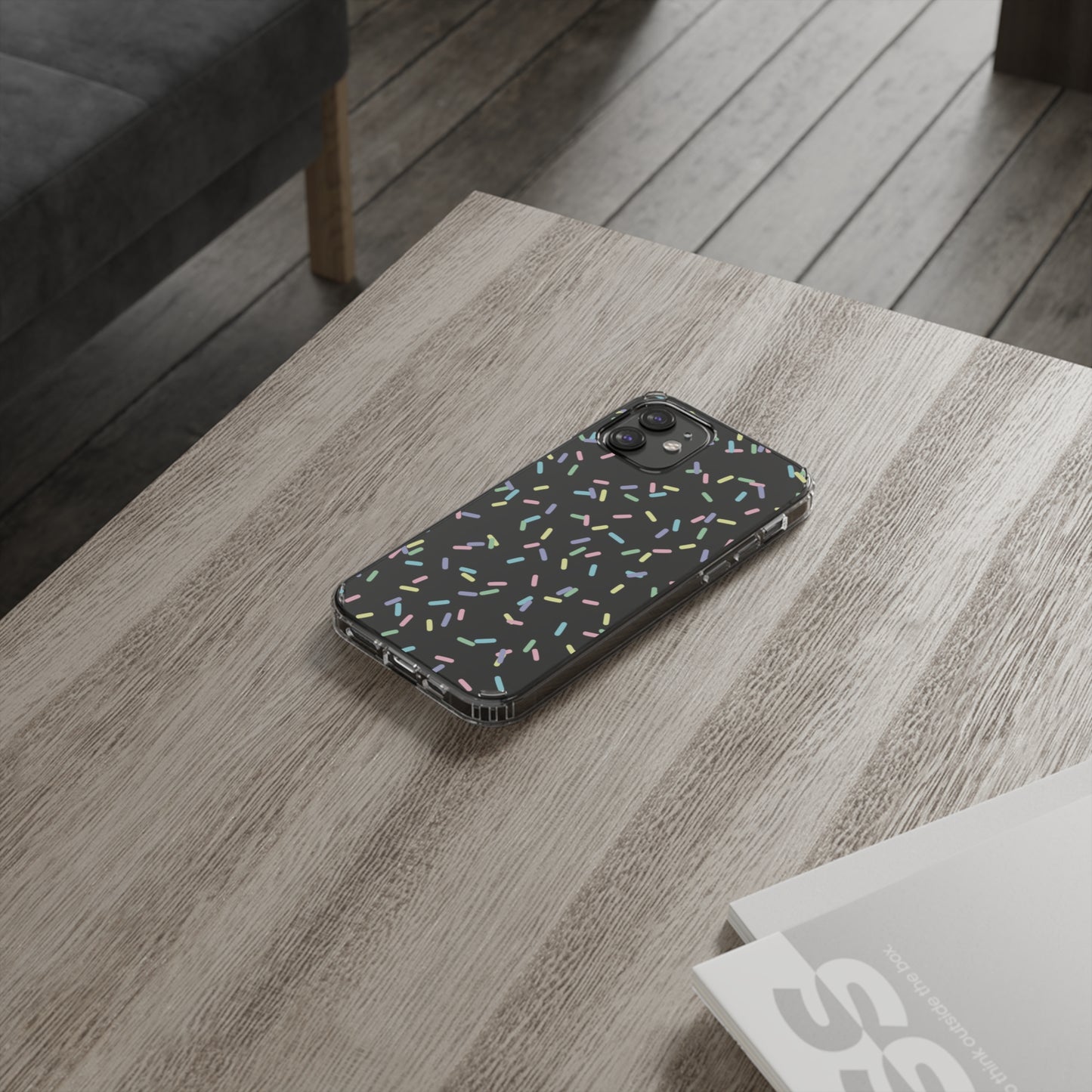 Rainbow Sprinkles CLEAR Case