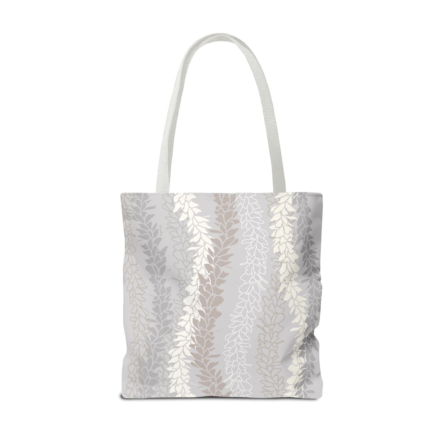Tote bag- White Ginger Kisses (Gray)