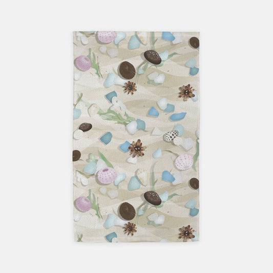 Microfiber Terry Dish or Hand Towel- Hawaiian Sandy Shores