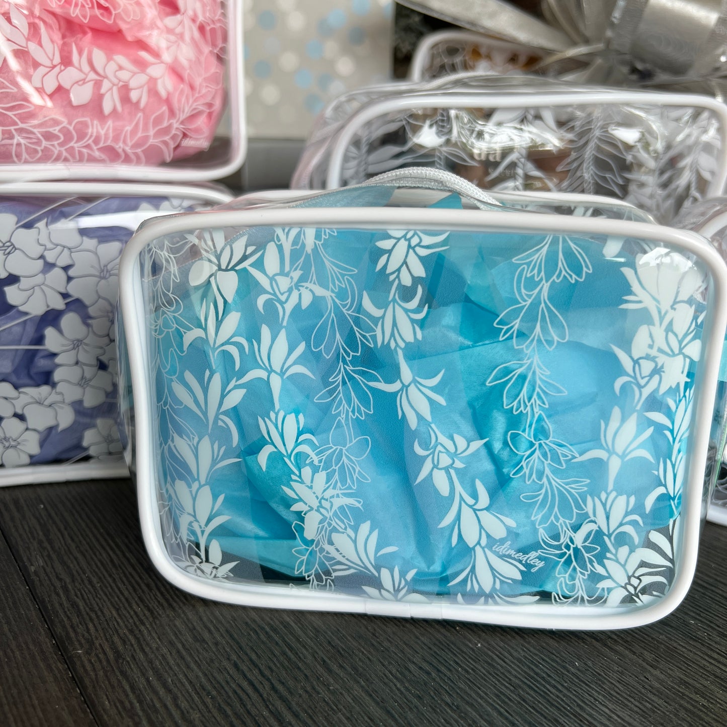 Tuberose Lei Clear Pouch