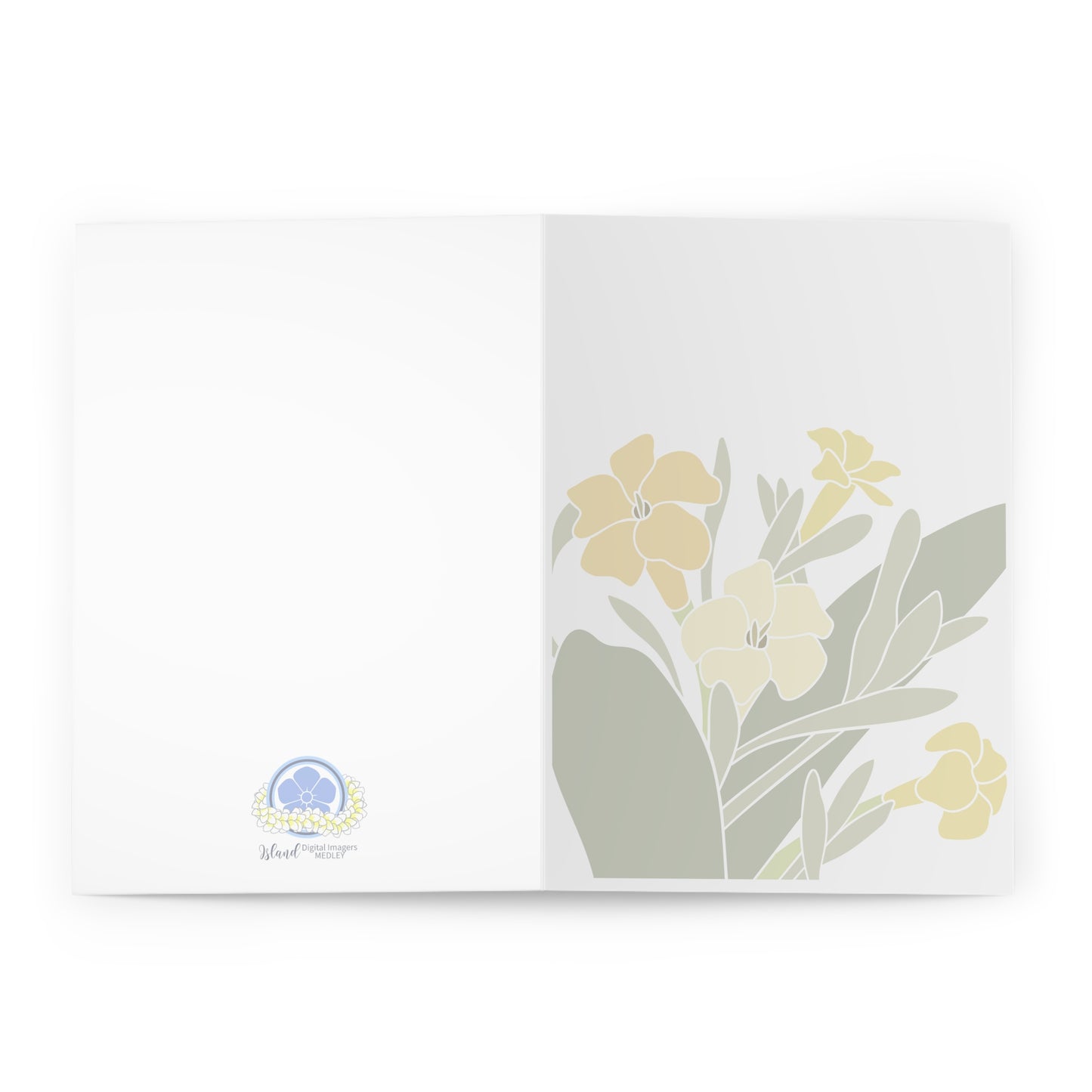 Notecards (1, 5, 10 or 25 Pack)- Puakenikeni Flower Cluster