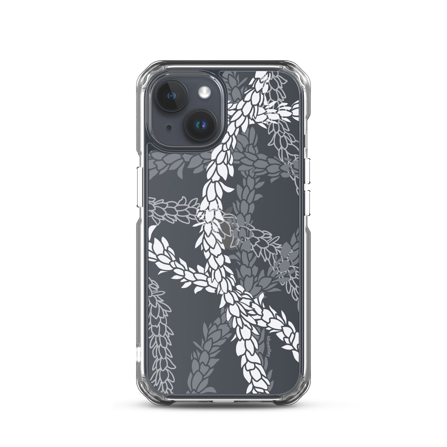 Pikake Wishes CLEAR case, iPhone 15
