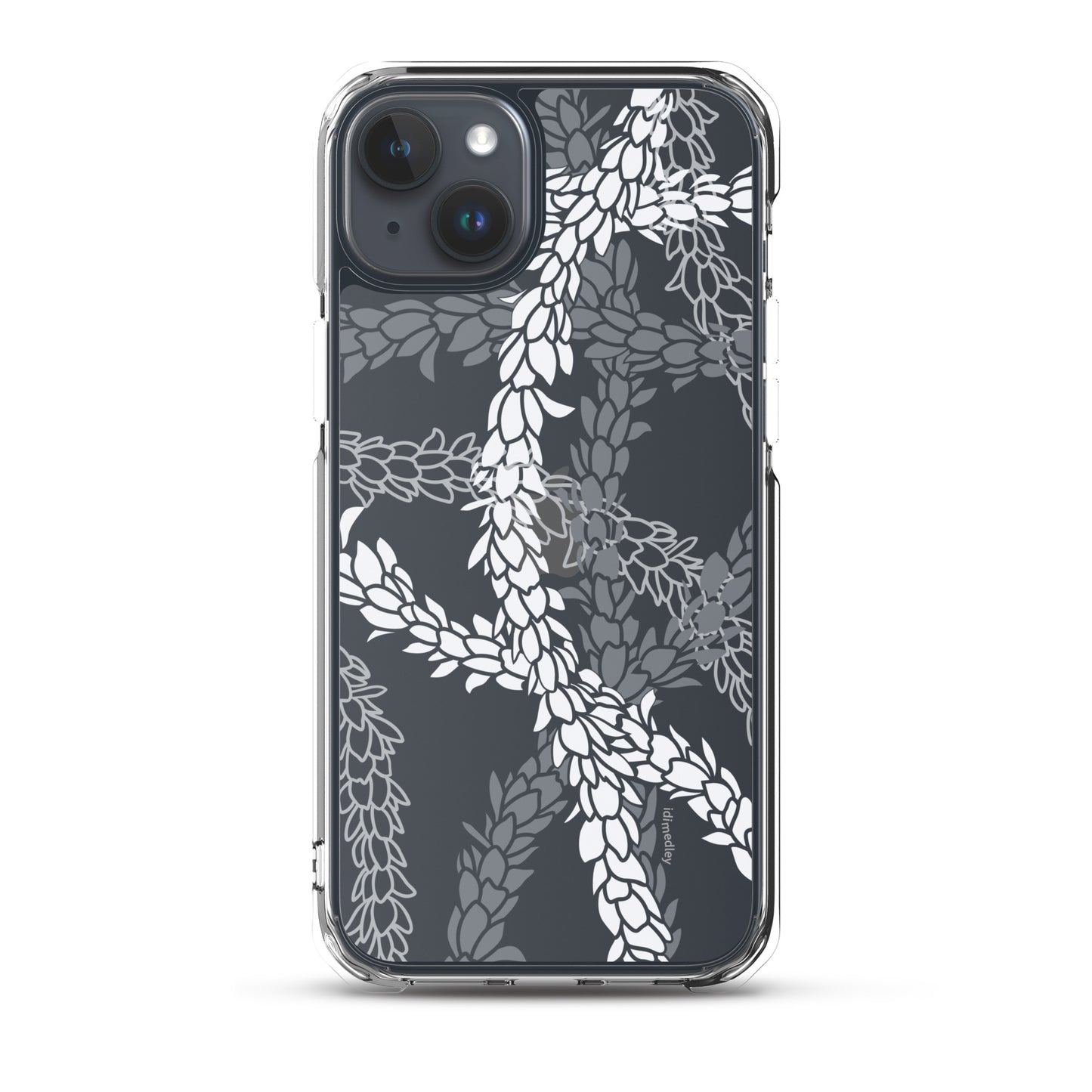 Pikake Wishes CLEAR case, iPhone 15