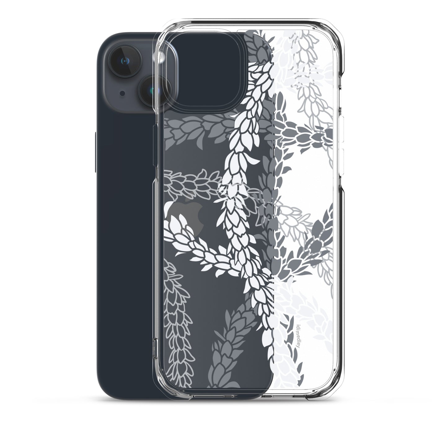 Pikake Wishes CLEAR case, iPhone 15