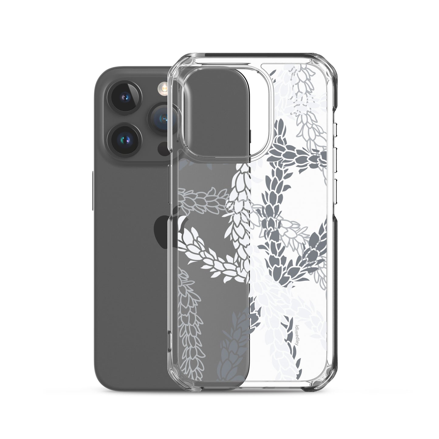 Pikake Wishes CLEAR case, iPhone 15