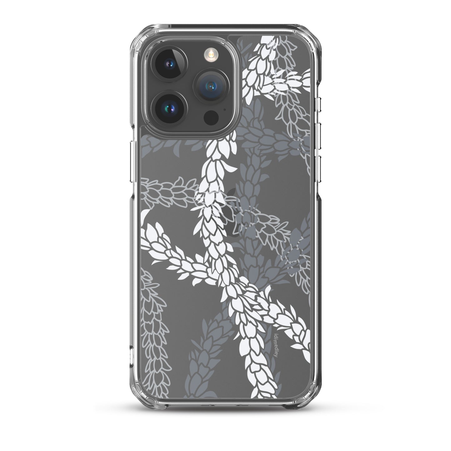 Pikake Wishes CLEAR case, iPhone 15