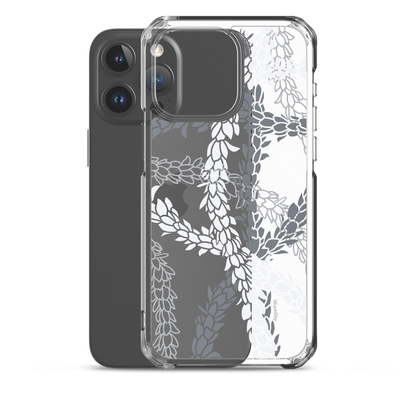 Pikake Wishes CLEAR case, iPhone 15
