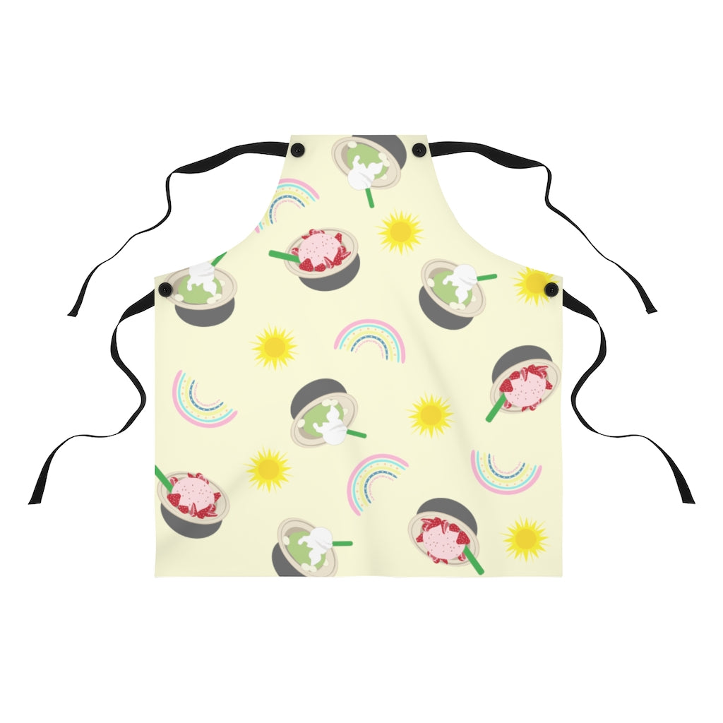 Apron- Shave Ice and Rainbows (Sunny Day)