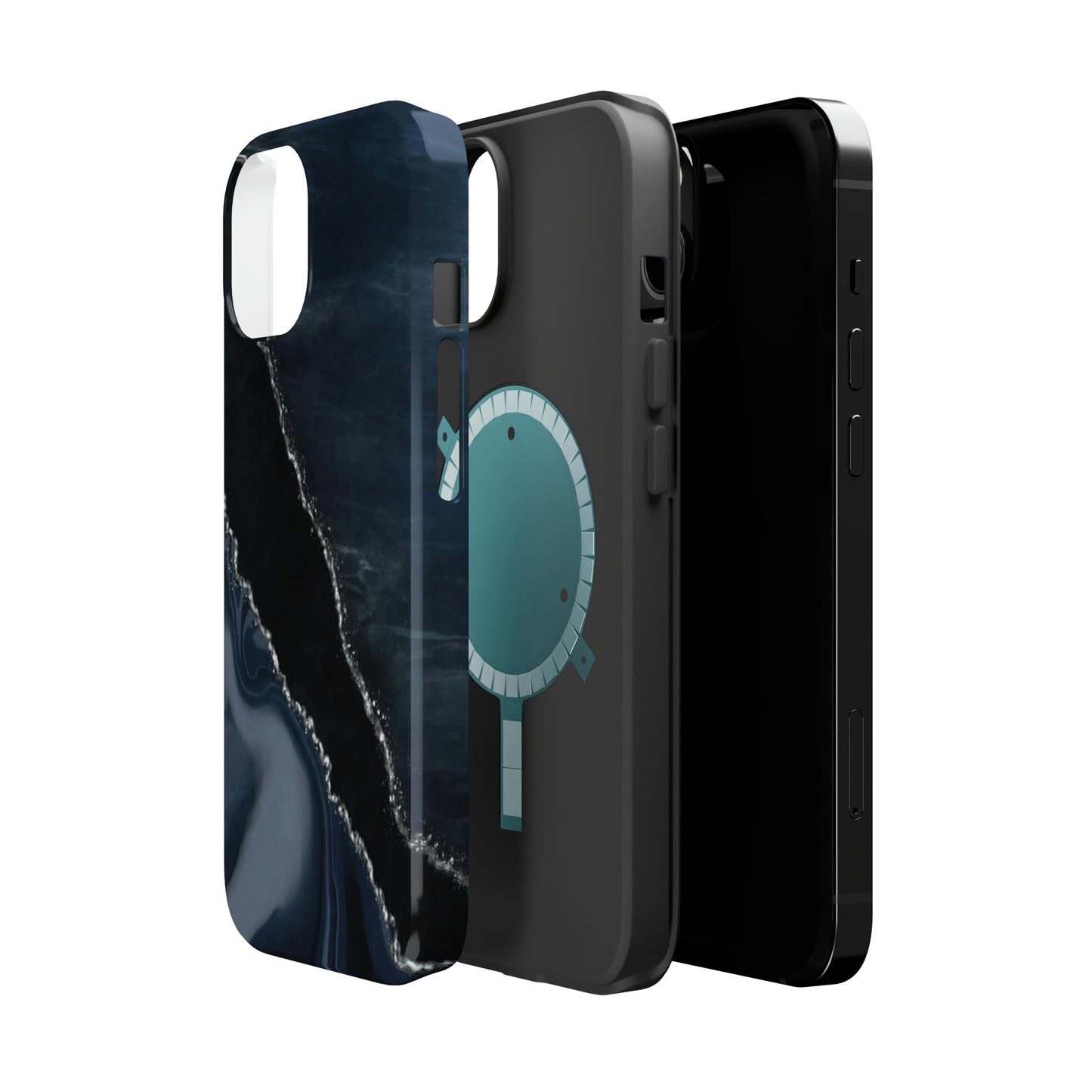 Marble Art Dark Blue Geode, MagSafe