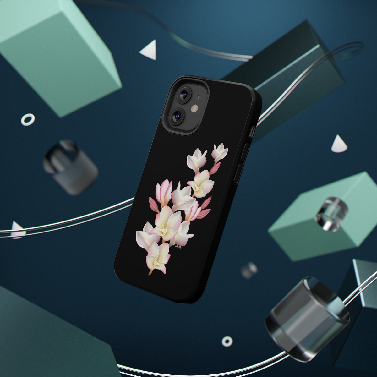 Plumeria Cluster (Black)