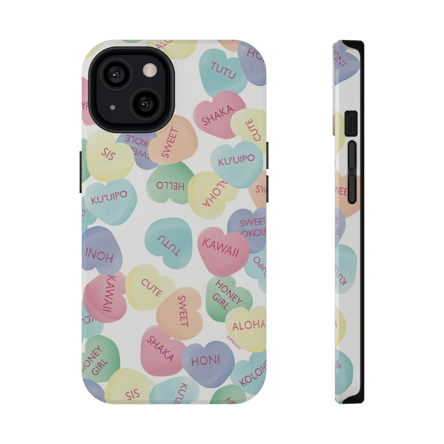 Candy Conversation Hearts Hawaii Style (White)