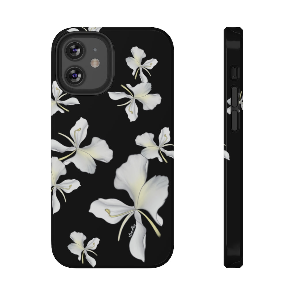 Awapuhi Butterfly Ginger Flower Falling (Black)