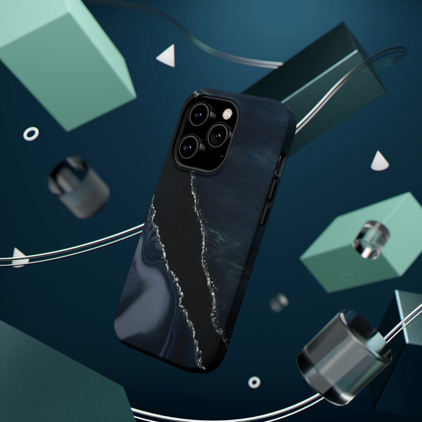 Marble Art Dark Blue Geode, MagSafe