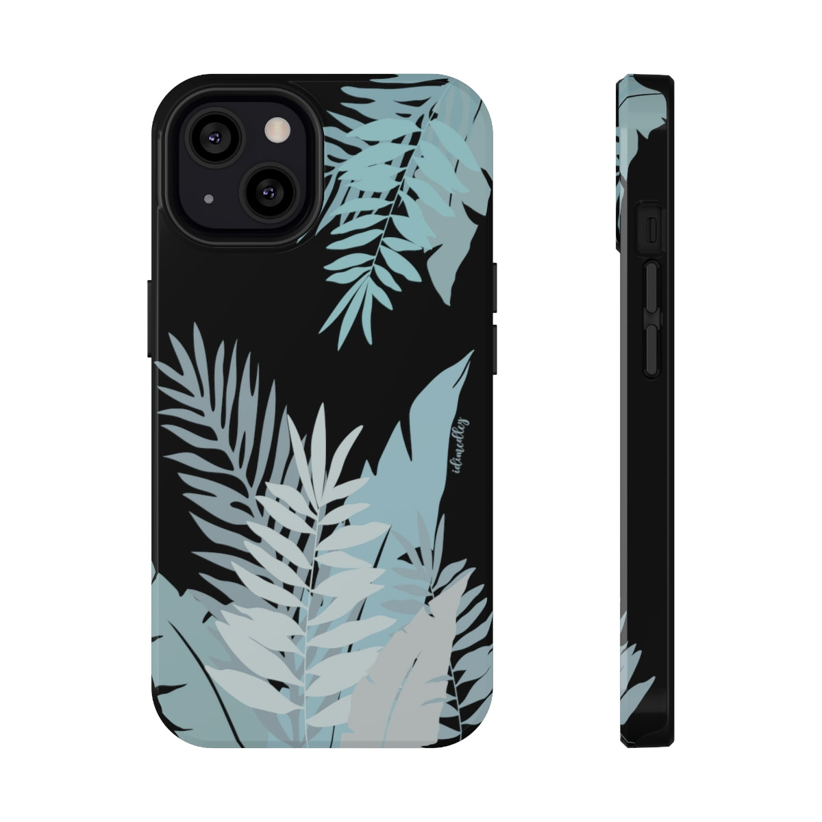 Whispering Leaves (Blue and Black)