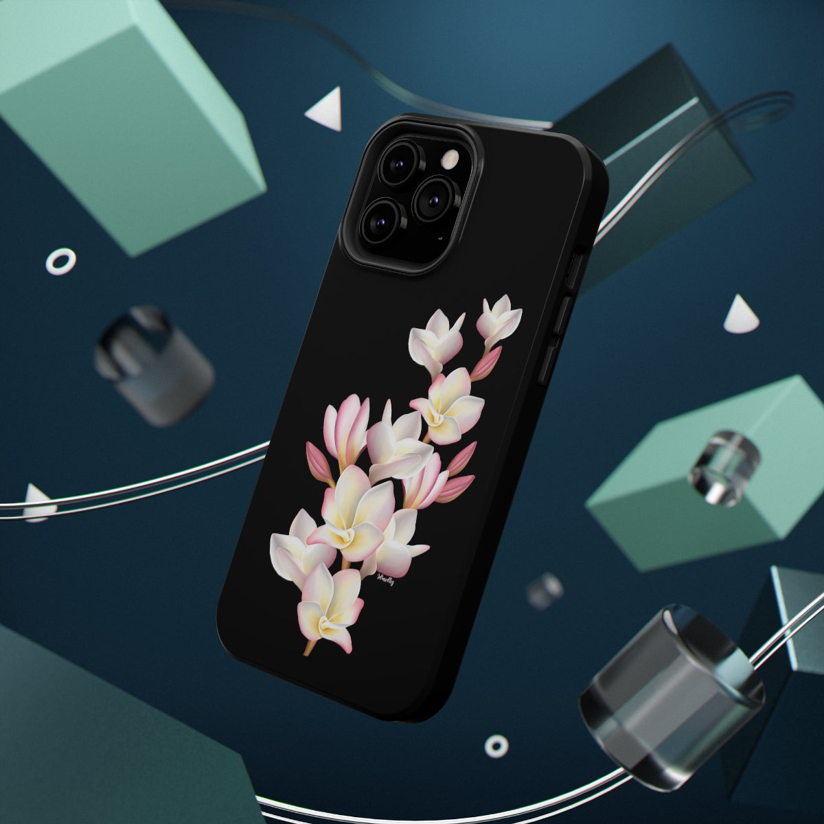 Plumeria Cluster (Black)