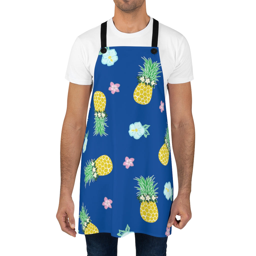 Apron- Pineapple Party (Deep Blue Sea)