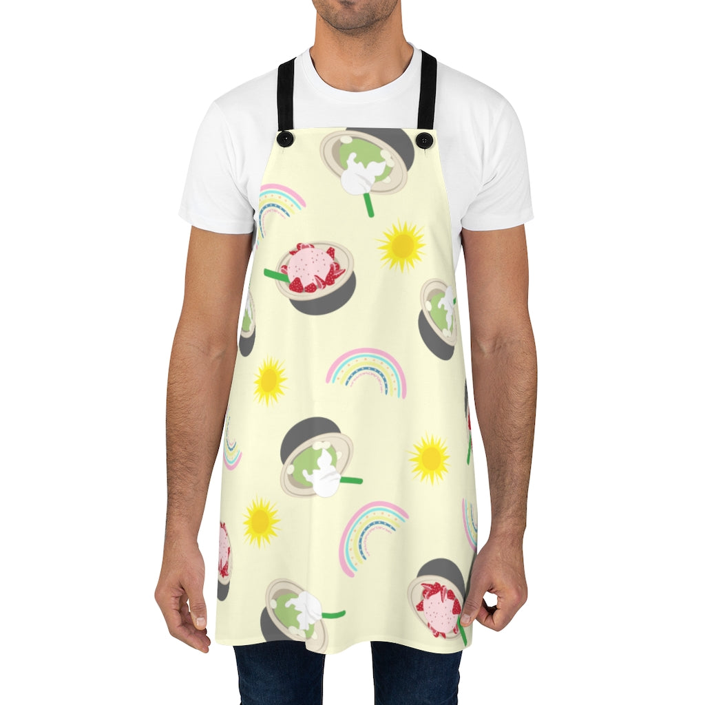Apron- Shave Ice and Rainbows (Sunny Day)