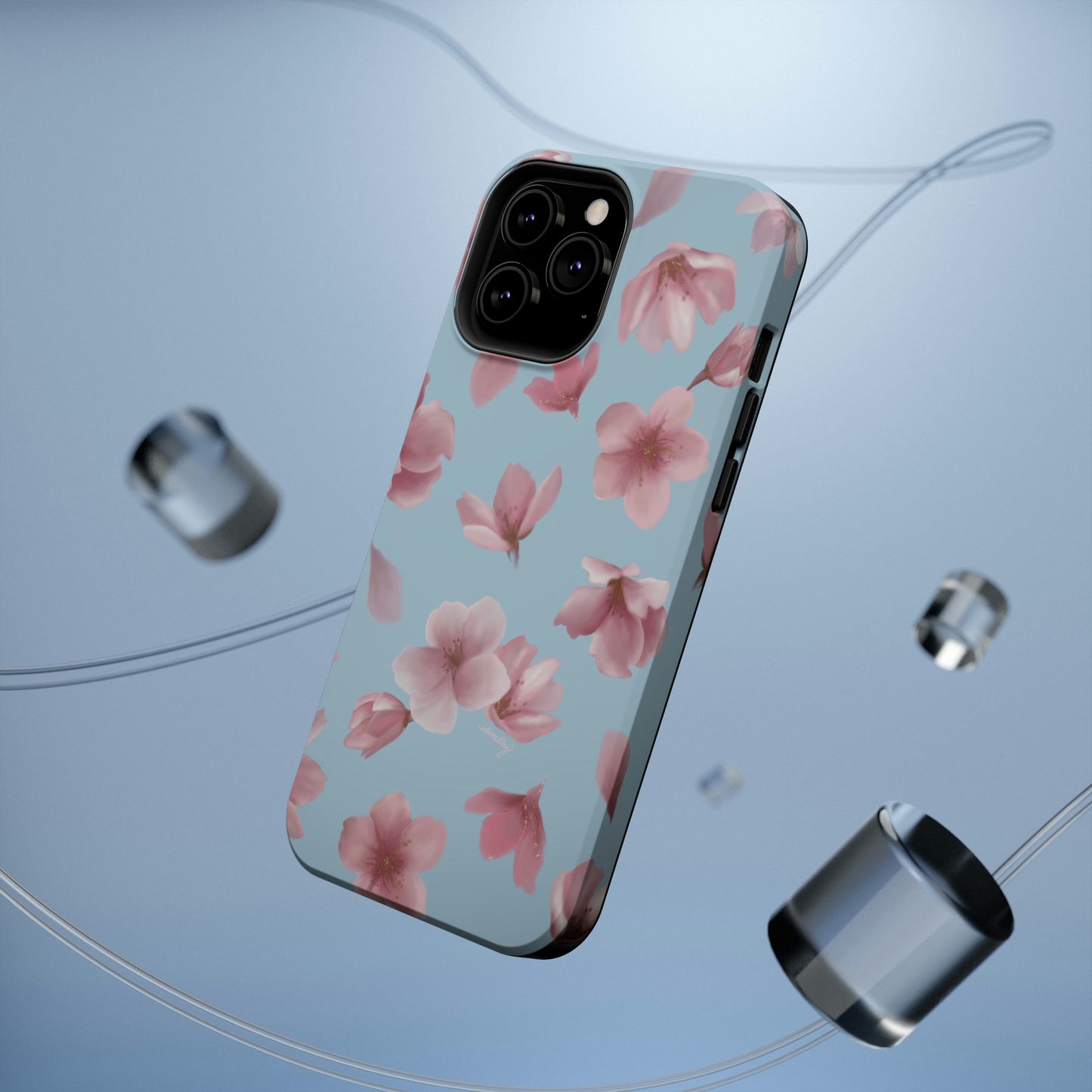 Sakura Cherry Blossoms in Spring (Light Blue), MagSafe
