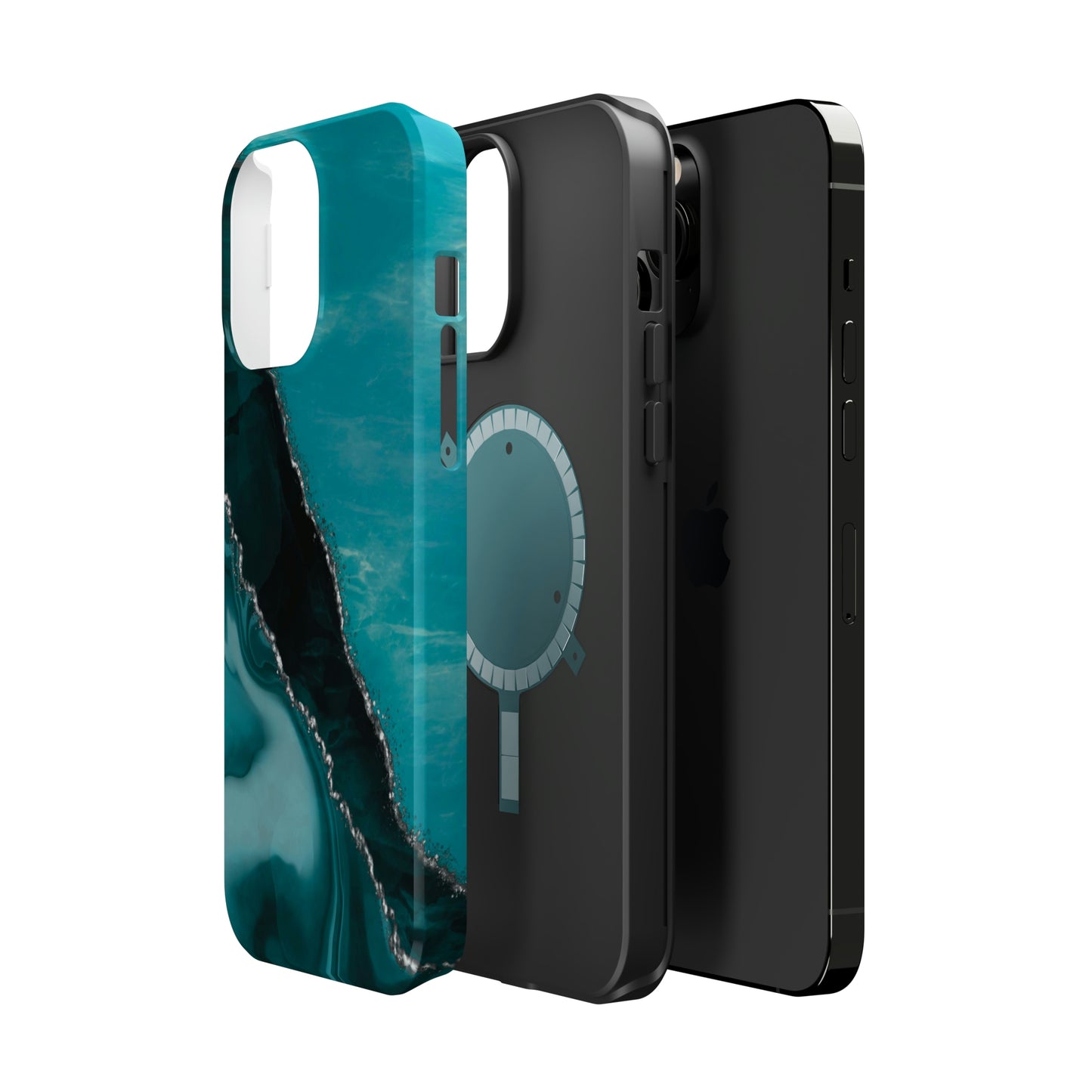 Marble Art Turquoise Geode, MagSafe