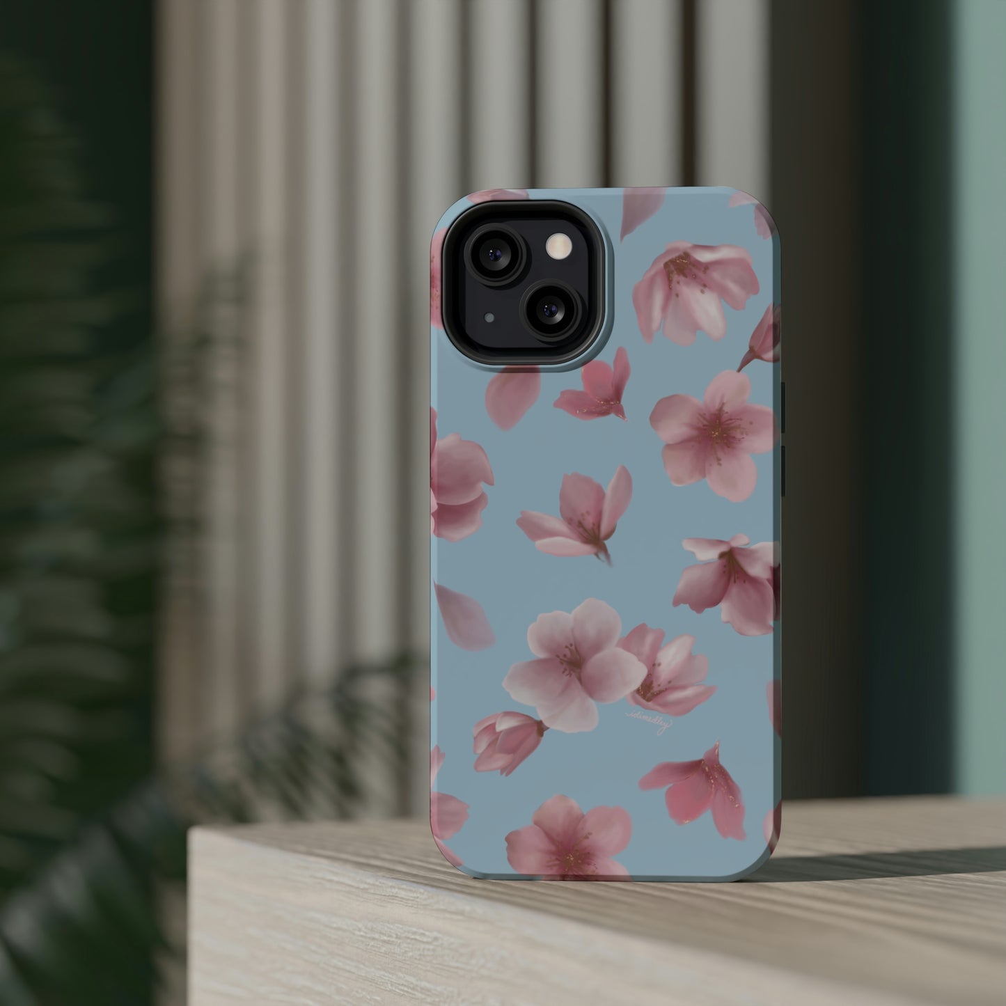Sakura Cherry Blossoms in Spring (Light Blue), MagSafe